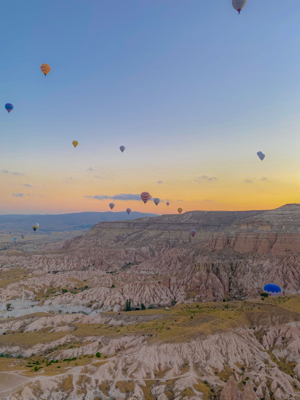 Kapadokya gün doğumu ve seyahat rotaları